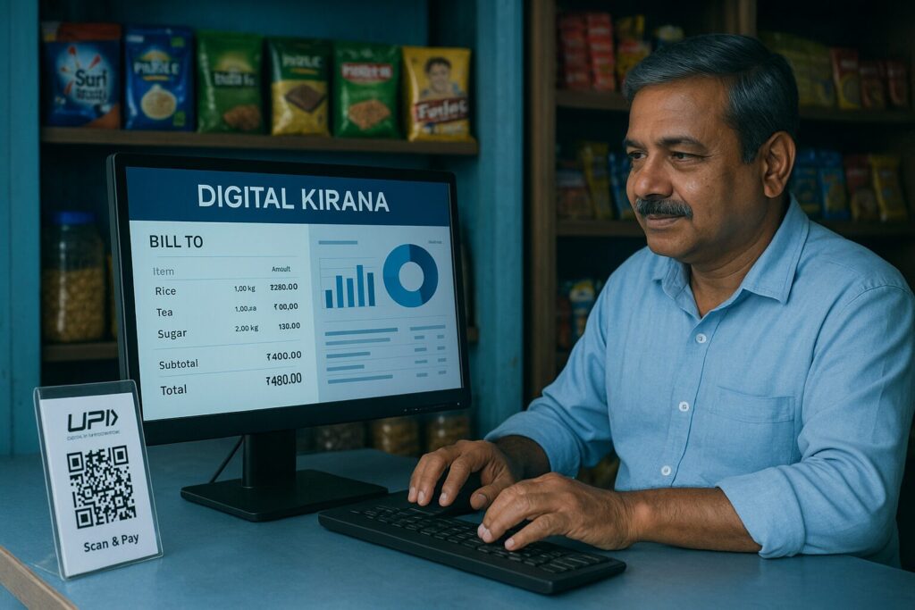 digital solutions for Kirana Stores