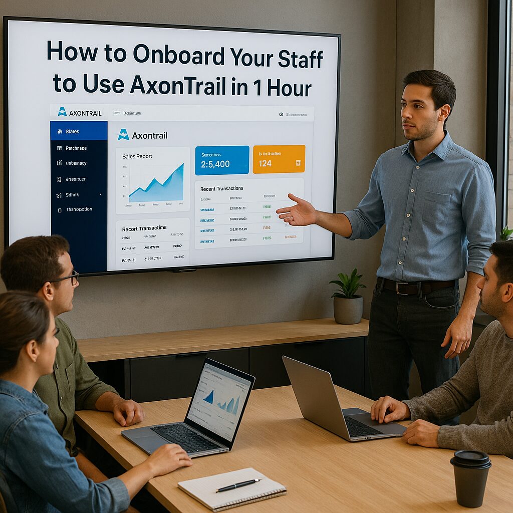 Best Way to Onboard Your Staff to Use AxonTrail